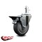 Service Caster 4'' Thermo Rubber Wheel Swivel 7/16'' Grip Ring Stem Caster with Brake SCC-GR20S414-TPRB-PLB-716138 - alternate 4
